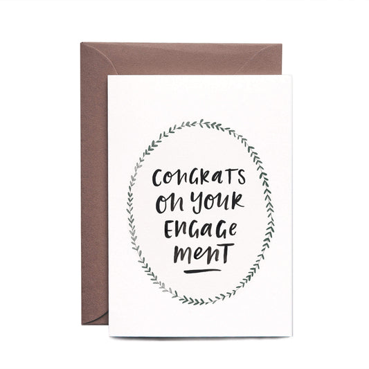Congrats On Your Engagement Greeting Card