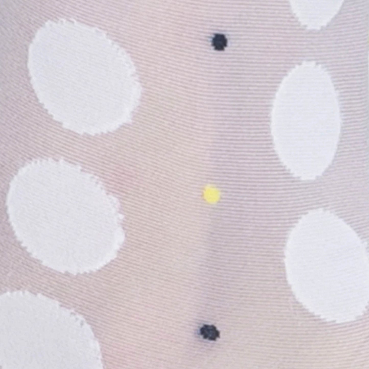 White Sheer Fashion Socks With Dots