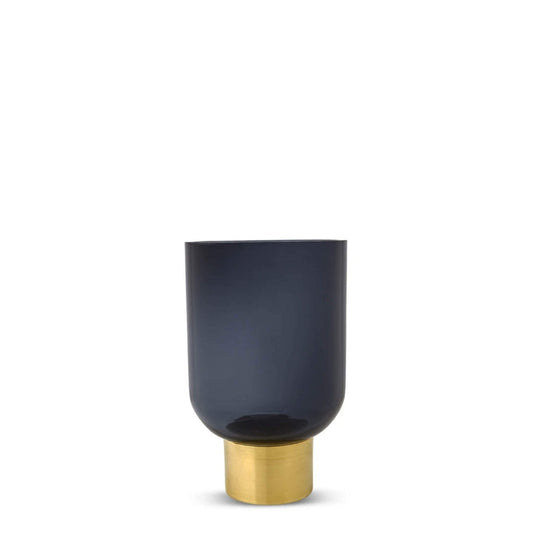 Luxor Glass Vase | Indigo Blue | Small