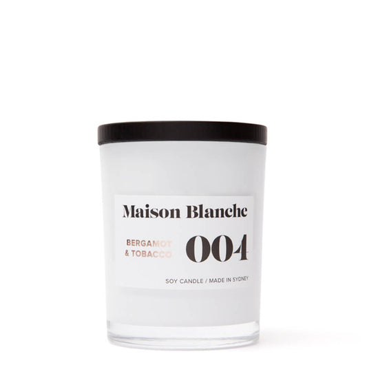 Bergamot and Tobacco Eco Friendly Candle