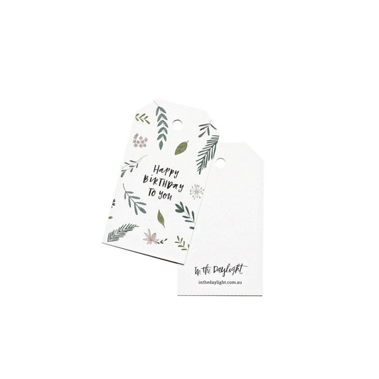 Birthday present gift tags | Eco Friendly Stationery | In The Daylight Gift Tag