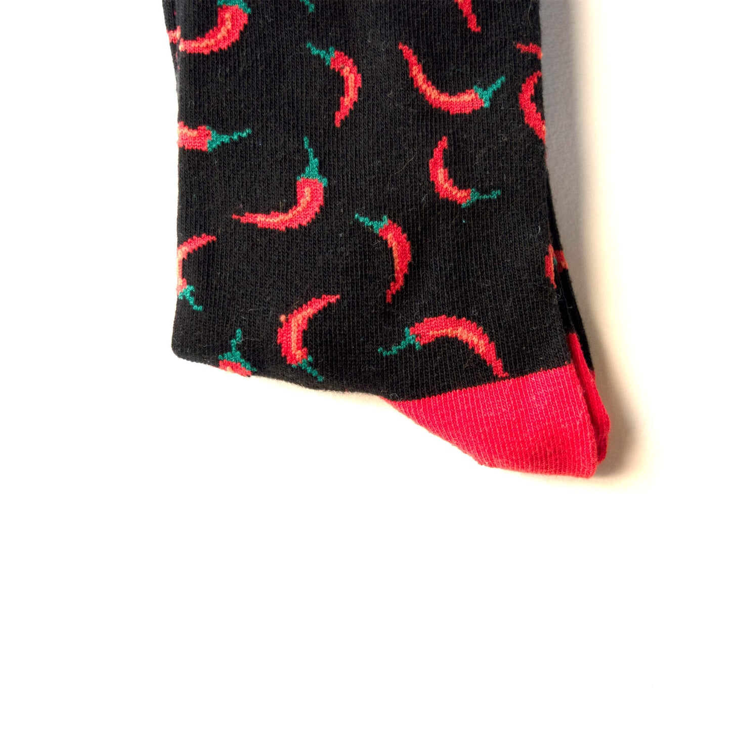 Black and Red Chilli Socks