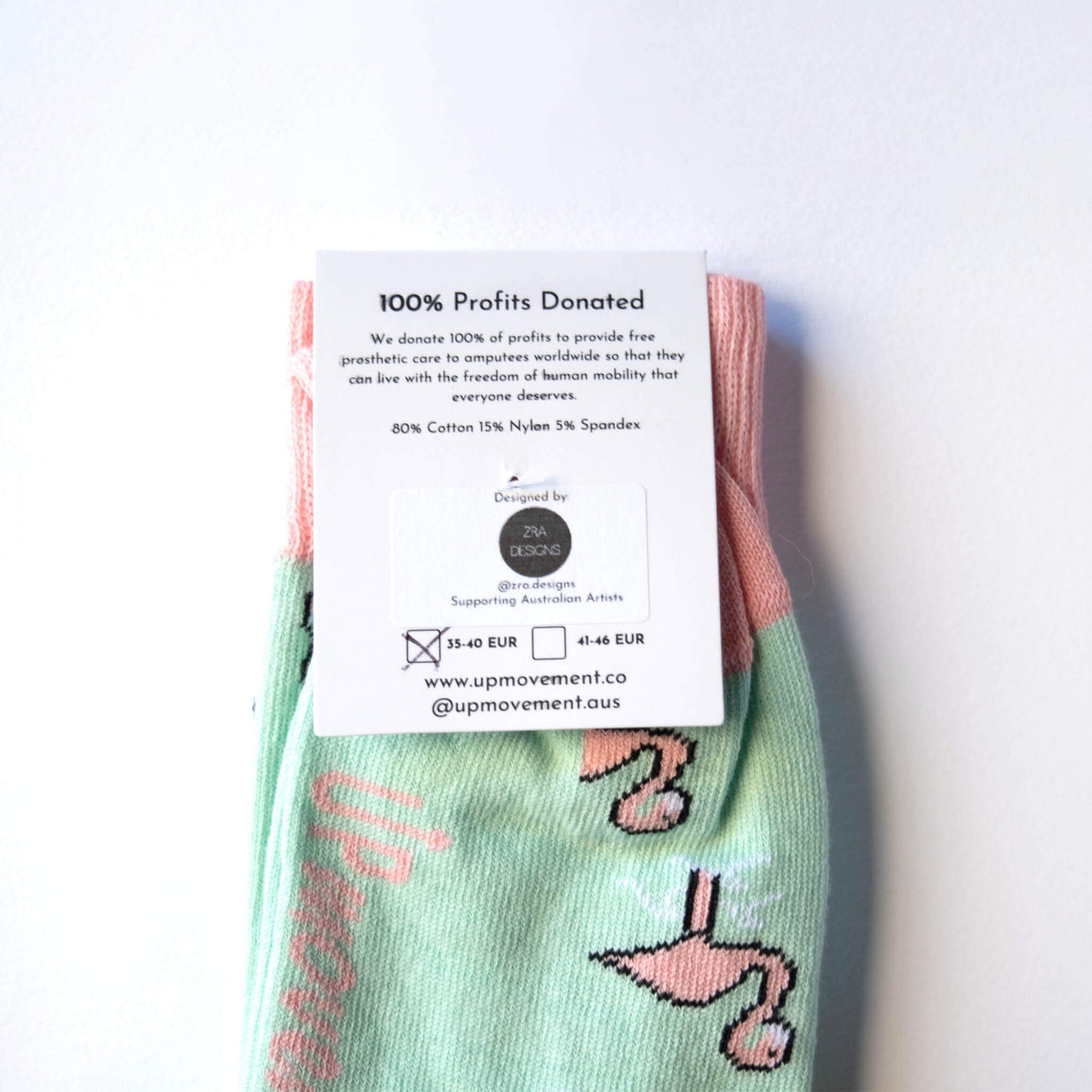 Flamingo Socks For Good Australia