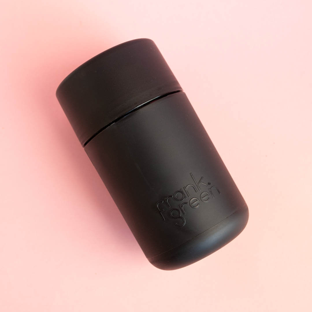 Black Reusable Travel Mug