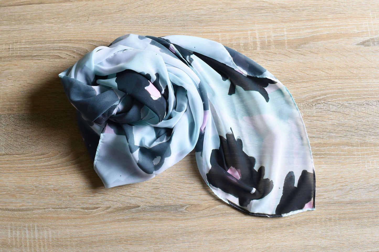 Mint Flower Fashion Scarf