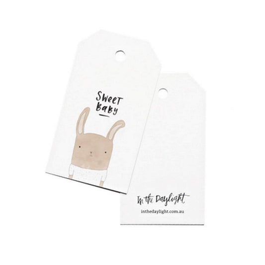 Gift Tags For Baby Gifts | In The Daylight Gift Tags | Sweet Baby Rabbit
