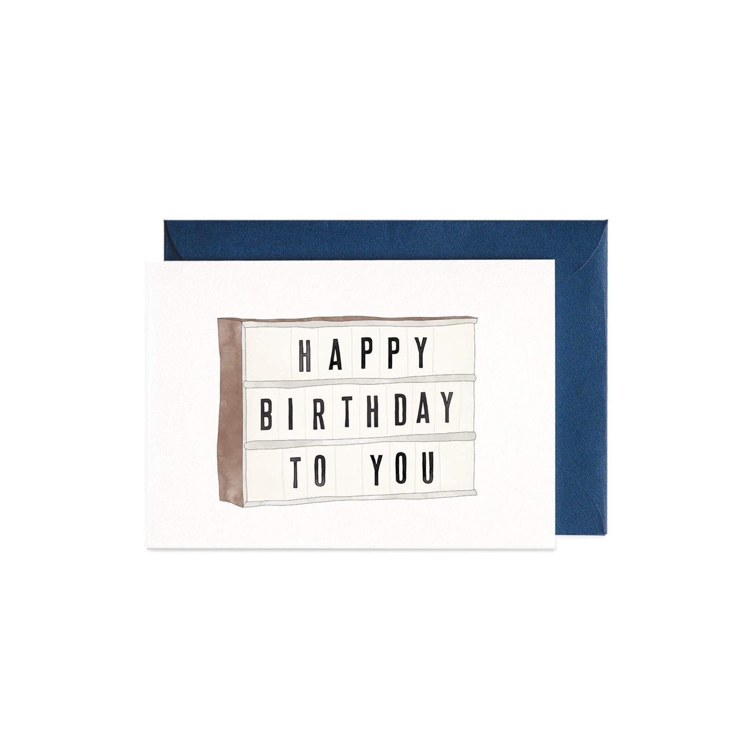 Happy Birthday Lightbox Greeting Card