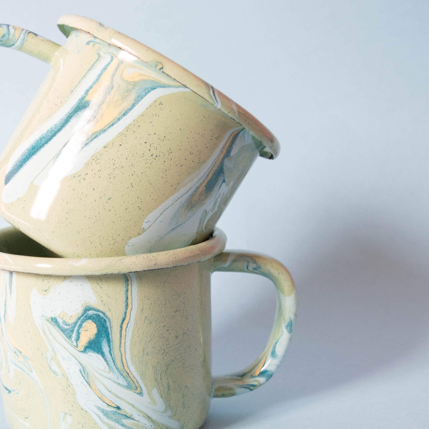 Mint Marble Mugs