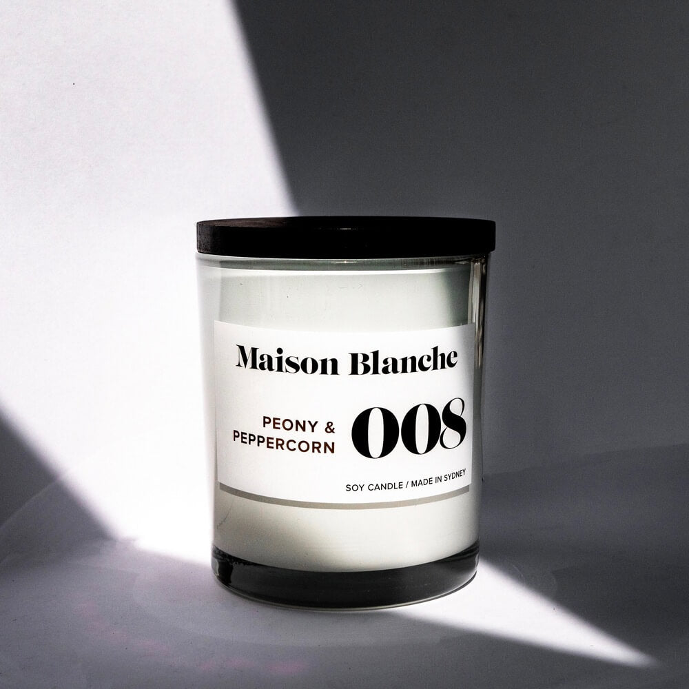 Peony and Peppercorn Eco Candle