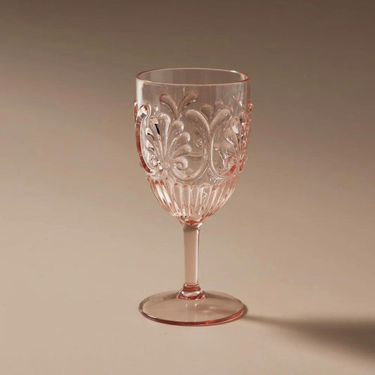 Flemington Picnic Wine Glass | Pink