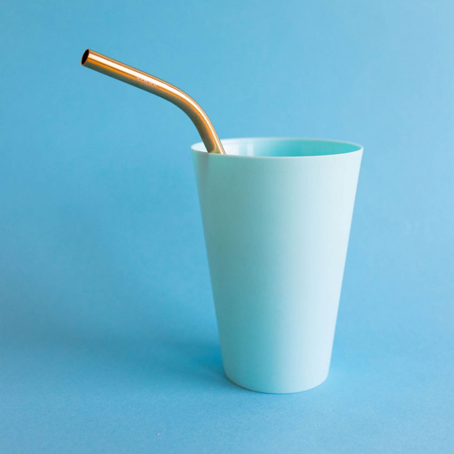 Reusable Stainless Steel Gold Straw