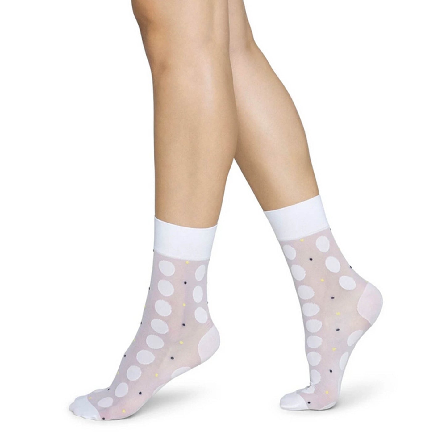 Sheer White Slow Fashion Socks
