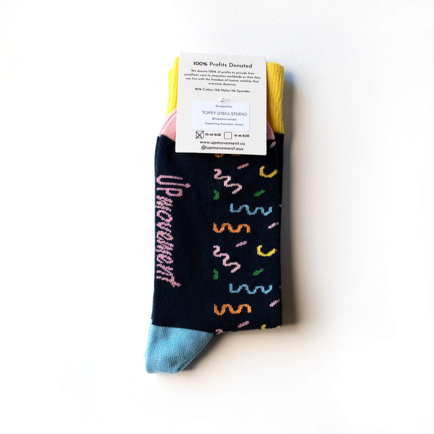Socks For Good Australia Funfetti Design