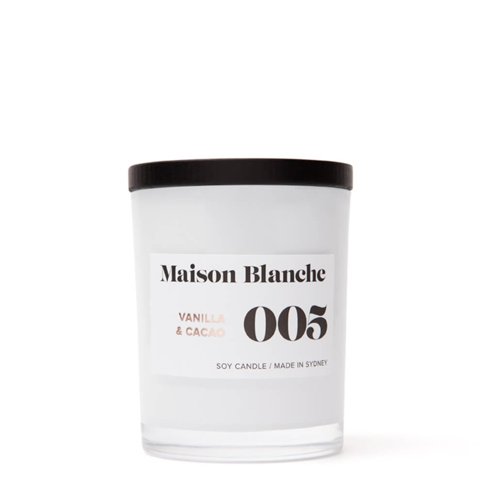 Vanilla and Cacao Scented Candle